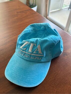 ZTA Embroidered Blue Dad Hat | Zeta Tau Alpha Sorority Cap